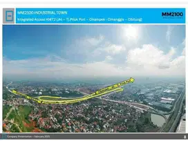 DIJUAL TANAH KAVLING DI KAWASAN INDUSTRI MM2100