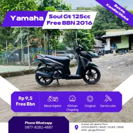 Yamaha soul GT 125cc bluecore fi Tahun 2016 Stnk hilang