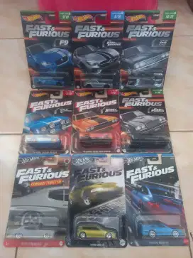 Hotwheels Fast and Furious series