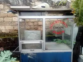 Gerobak + kompor , peralatan