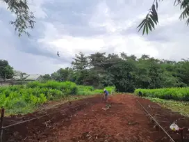 Fasum Jalan Cor Beton 5 meter, Tanah Kavling Gunung Putri. Bogor