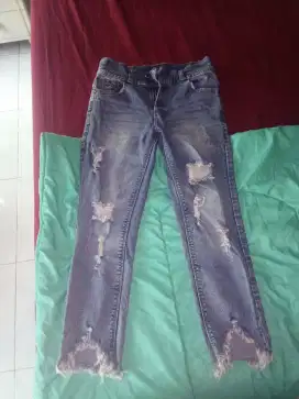 Celana jeans karet