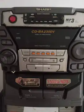 Compo sharp tanpa speaker