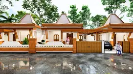 Tampilan Joglo Etnik Modern, Hunian Harga Murah di Klaten Kota