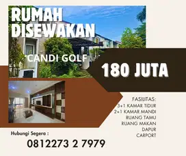 Disewakan Rumah Beserta perabot Grand Candi Golf 2LT
