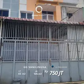 Dijual Rumah 2,5 Lantai Jalan Perjuangan Gang Vanilingga Medan Petisah