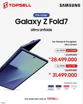 OPEN PO SAMSUNG GALAXY Z FOLD 7