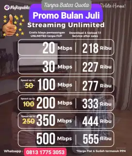 Wifi Murah gratis biaya pasang