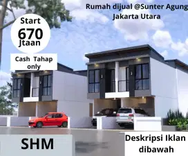 Rumah Dijual Murah di Sunter Agung, Tanjung Priok, Jakarta Utara