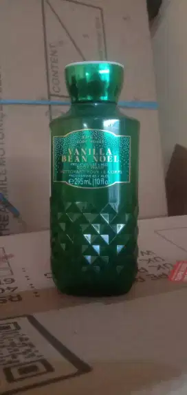 Body wash/sabun mandi cair bath & body works vanilla bean noel