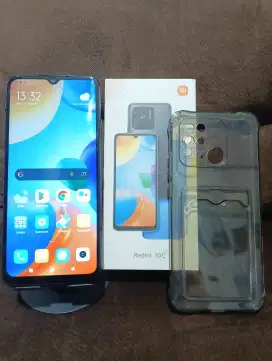 Xiaomi Redmi 10c 4/64gb , kelengkapan hp , dus