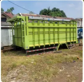 Bak Truck Hino Dutro warna Hijau