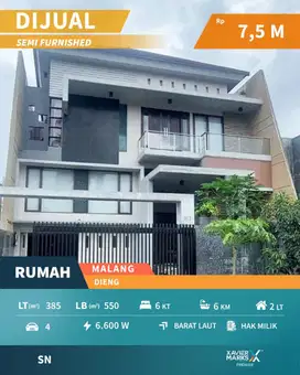 Dijual Rumah Nyaman Di Daerah Dieng Malang(OLX771)