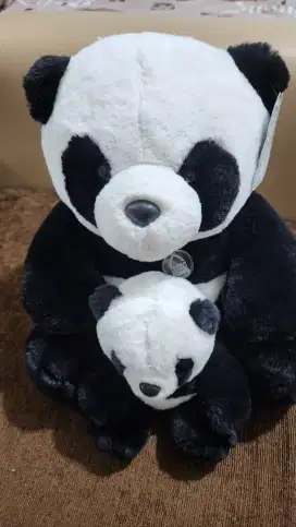 Boneka panda masih baru ada labell