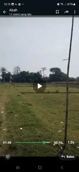 Dijual tanah luas siap pakai di Keplaksari Peterongan Jombang