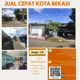 Dijual Rumah Hoek Kota Bekasi