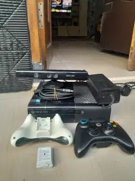 Xbox 360 slim E 320gb rgh grafik setara ps3 + kinect full game