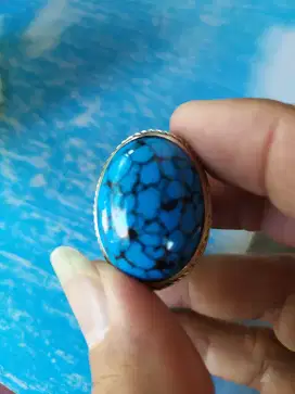 Dijual cin2 batu pirus Mesir,warna dan motif bgs banget...lawasan