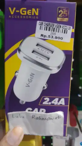 CAR CHARGER VGEN VCC2-30