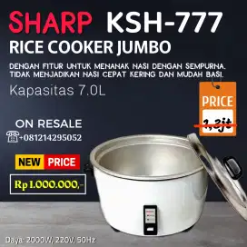 SHARP KSH-777 RICE COOKER JUMBO