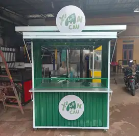 Dijual Booth Minuman 150 x 60 x 200