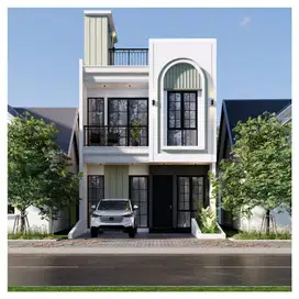 Satu-satunya Rumah 2 lantai + Rooftop di GDC Depok