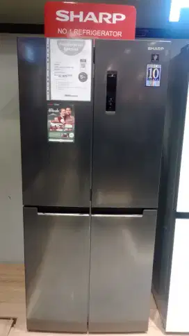 SHARP REFRIGERATOR SIDE BY SIDE 4 DOORS QUEEN'S SERIES HANYA 9 JTAN
