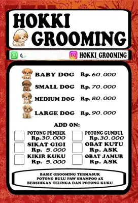 Grooming anjing panggilan