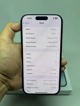 iPhone 14 Pro 128GB deep purple