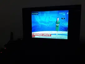 TV LG 29 inch Pearl Black Turbo Sound + STB baru