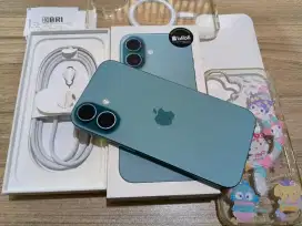 IPHONE 16 128GB GARANSI RESMI GDN BLIBLI SA/AA MULUS LIKE NEW 100%