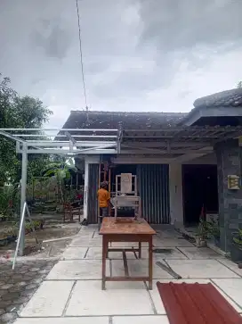 Kanopi baja ringan galvalum polos murah