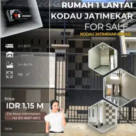 KODAU AMBARAPURA JATIMEKAR RUMAH 1 LT LOKASI AMAN BEBAS BANJIR S696