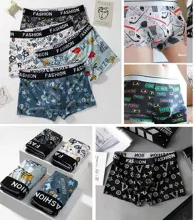 Cd Pria Motif Seamless/Boxer Cowok Remaja Bahan Halus