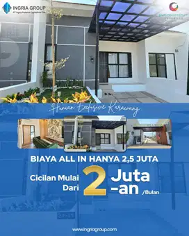 Rumah Murah Dekat Dengan Tol Karawang Timur, Free DP 0%, ALL IN 2.5 JT
