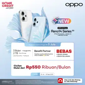 Promo cicilan oppo reno 14