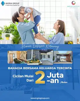 Cicilan 2 Jutaan aja Rumah Dekat Kawasan Industri Surya Cipta Karawang