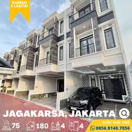 Rumah Baru dijual 3 Lt. Mewah, Murah Jagakarsa, JakSel dekat Citos,SHM