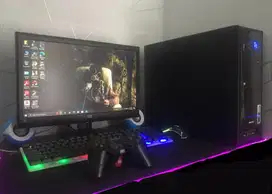 komputer pc gaming dan editing fullset