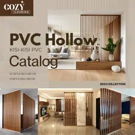 Partisi hollow indoor panjang 2,9m per batang | Sekat ruangan pvc moti