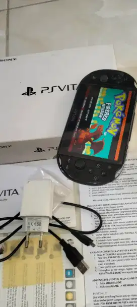 PS Vita Slim C F W 256GB Fullgames PSP PSvita Nintendo Klasik