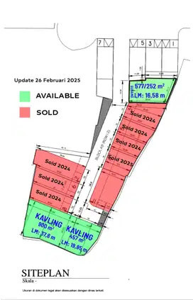 Dijual Kavling Gudang Bizpark, Kavling Tipe 900