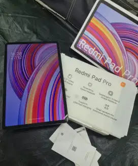 Redmi pad pro 256gb fullset mulus garansi