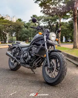 (Full Paper) Honda Rebel 500 Nik 2019 warna Grey Knalpot Costom