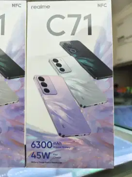 Realme C71 8GB/128GB,Baru,Segel Box,Garansi Resmi,Original