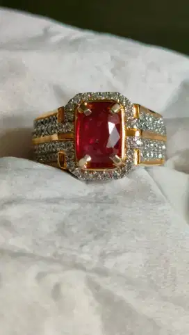 Batu natural Ruby kristal
No heat
No treatment