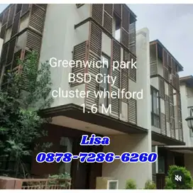 Whelford BSD City Rumah 2 Lantai Siap Huni di Kawasan Hijau Greenwich