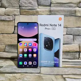 Xiaomi Redmi Note 14 Pro Plus 5G 8/256 Black Fulset segel mulus 99%
