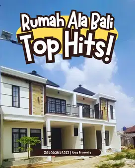 Join income Mulai 6 JTan!! Rumah gaya Bali , dekat LRT dan TOL.