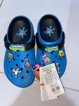 CROCS SpongeBob LIMITED EDITION Multi Off Court Clog Original 100%